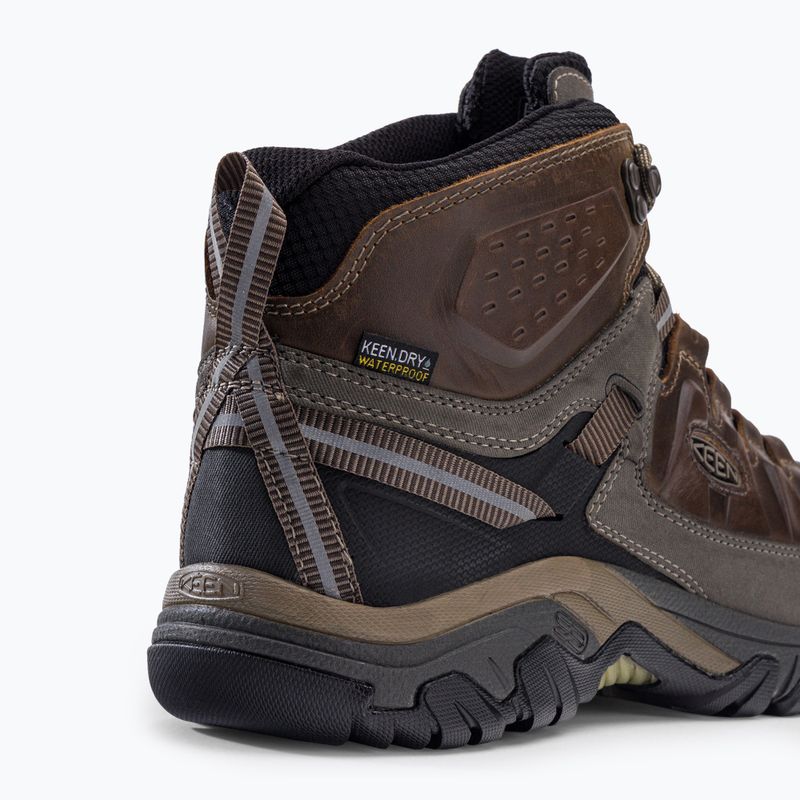 Buty trekkingowe męskie KEEN Targhee III Mid WP bungee cord/black 8