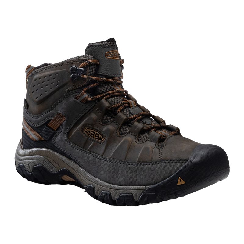 Buty trekkingowe męskie KEEN Targhee III Mid WP black olive/golden brown