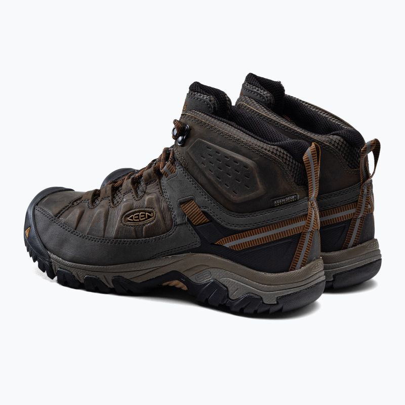Buty trekkingowe męskie KEEN Targhee III Mid WP black olive/golden brown 3