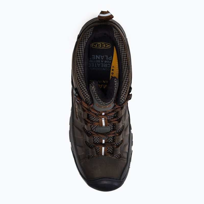 Buty trekkingowe męskie KEEN Targhee III Mid WP black olive/golden brown 6