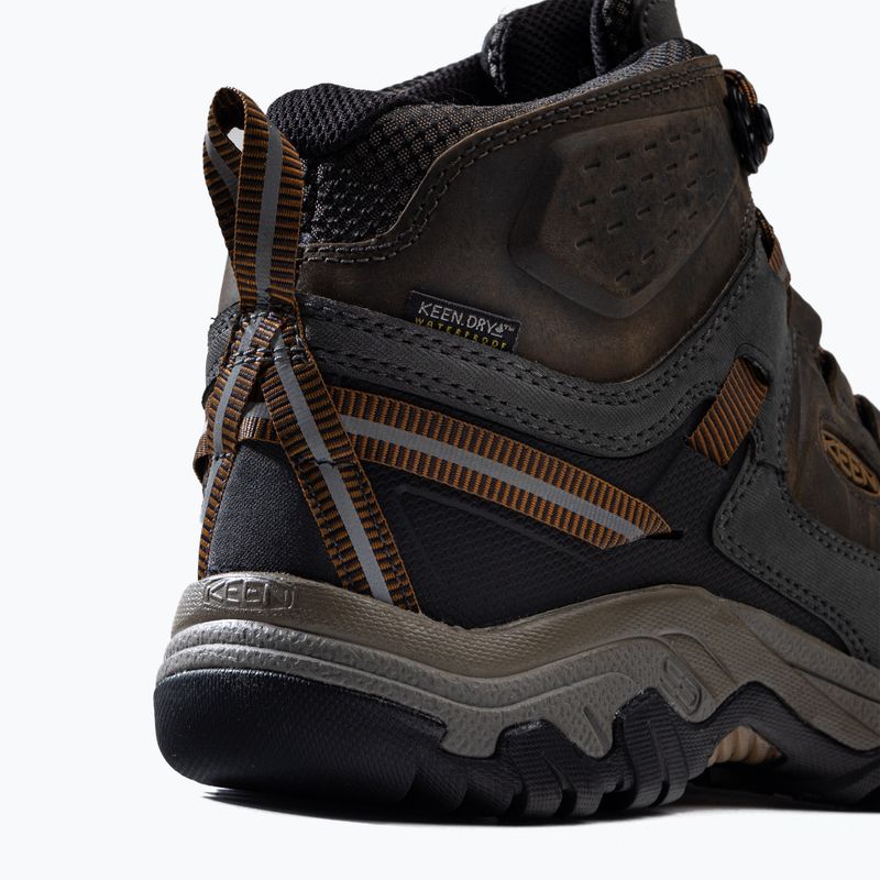 Buty trekkingowe męskie KEEN Targhee III Mid WP black olive/golden brown 8