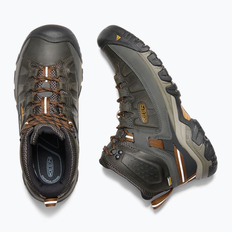 Buty trekkingowe męskie KEEN Targhee III Mid WP black olive/golden brown 10