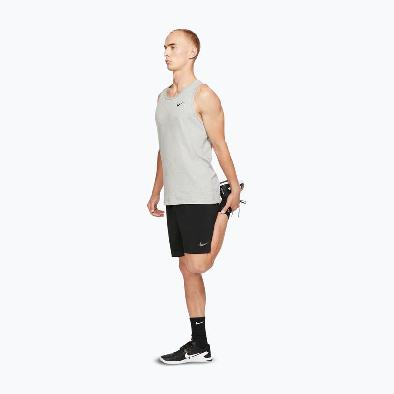 Koszulka treningowa męska Nike Dri-Fit TT dark grey heather/black 2