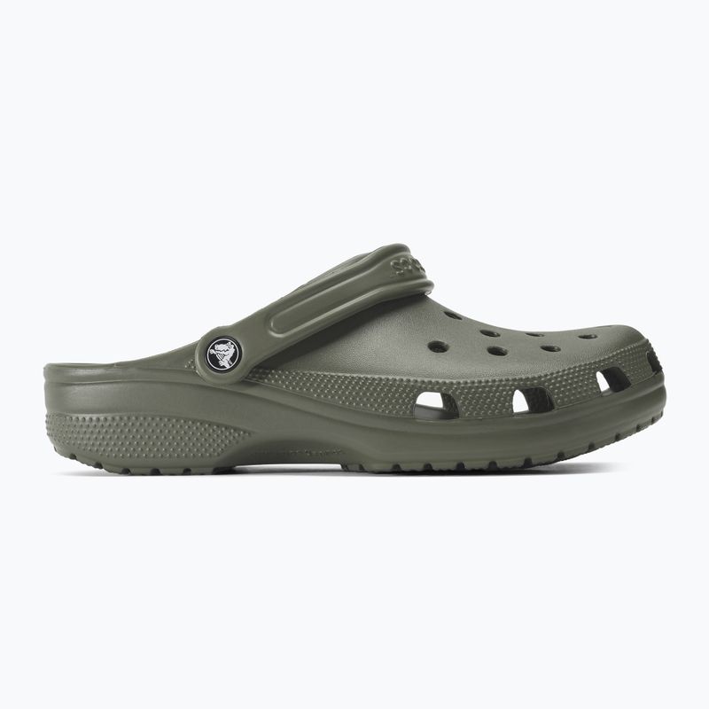 Klapki Crocs Classic dusty olive 3