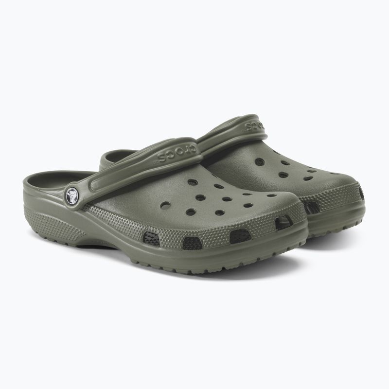 Klapki Crocs Classic dusty olive 5