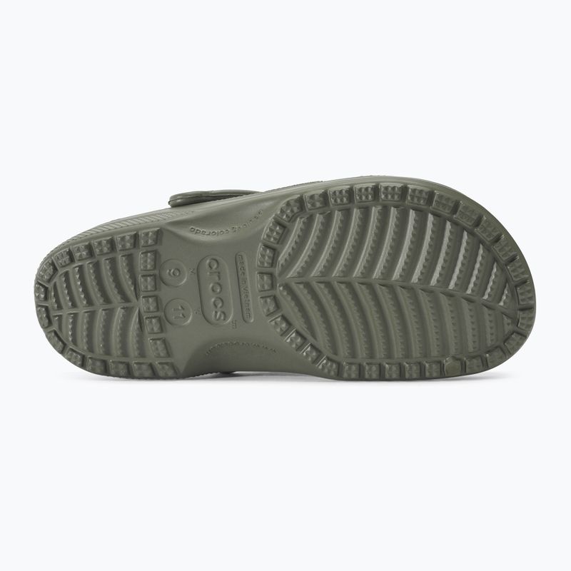 Klapki Crocs Classic dusty olive 6
