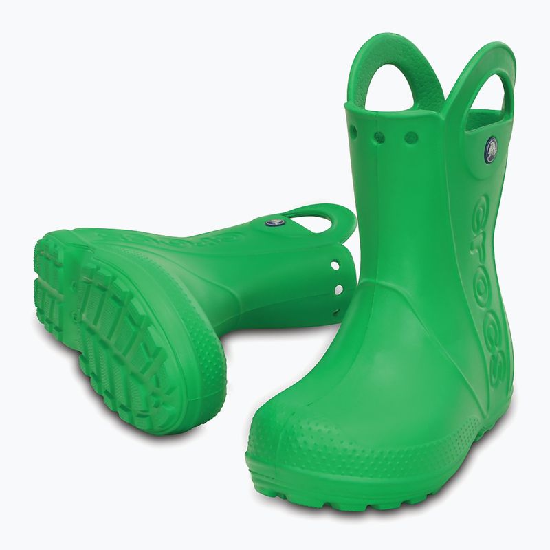 Kalosze dziecięce Crocs Handle It Rain Boot Kids grass green 13