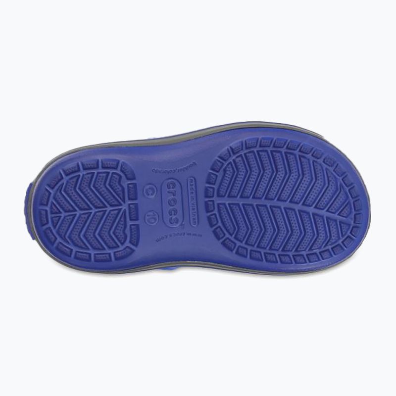 Śniegowce dziecięce Crocs Winter Puff Kids cerulean blue/light grey 4