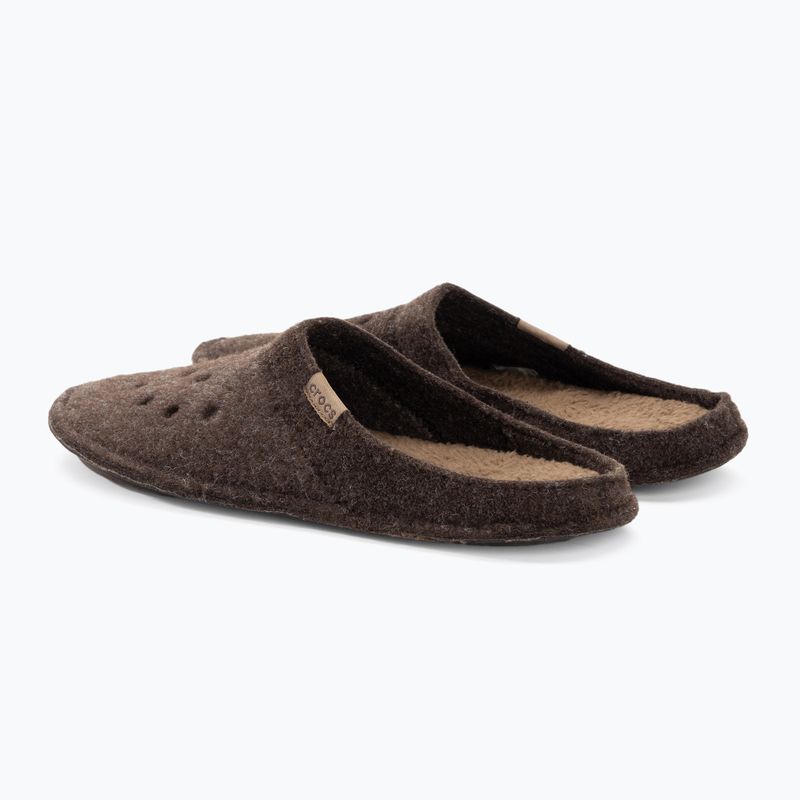 Kapcie Crocs Classic Slipper espresso/walnut 3