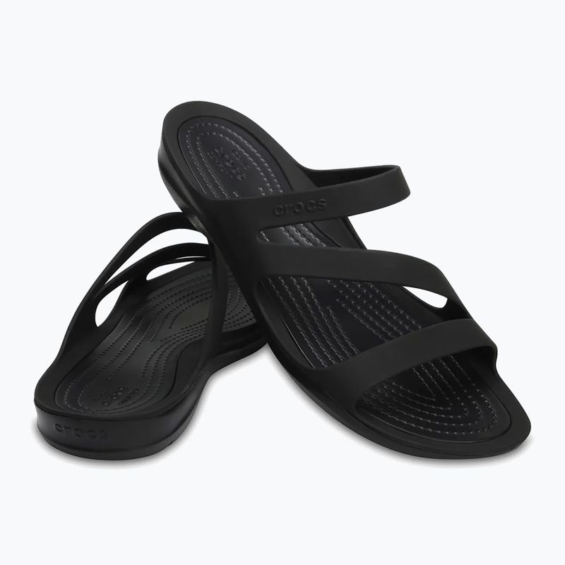 Klapki Crocs Swiftwater Sandal W black/black 203998-060 6