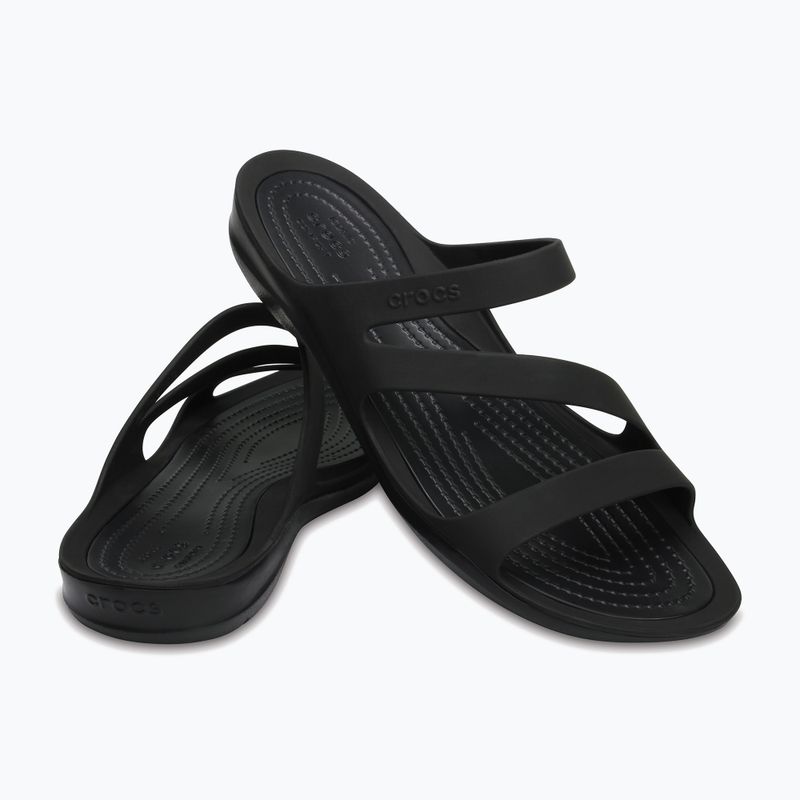Klapki Crocs Swiftwater Sandal W black/black 203998-06X 15