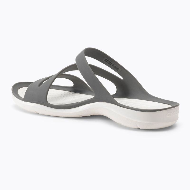Klapki  Crocs Swiftwater Sandal W smoke/white 3