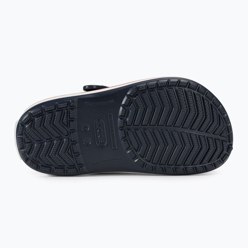 Klapki dziecięce Crocs Crocband Clog Kids navy/red 5
