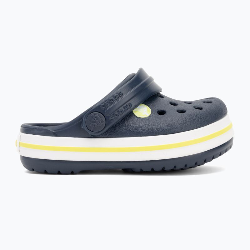 Klapki dziecięce Crocs Crocband Clog Kids navy/citrus 3