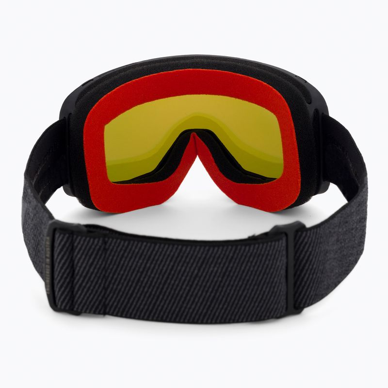 Gogle narciarskie dziecięce Atomic Count JR Cylindrical black/red flash 3