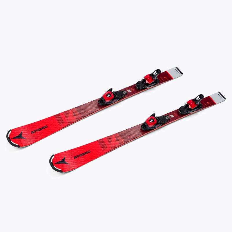 Narty zjazdowe dziecięce Atomic Redster J4 JTM + wiązania L6 GW red/silver 4