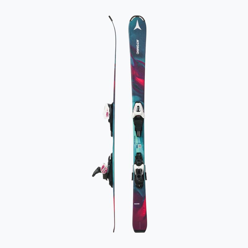 Narty zjazdowe dziecięce Atomic Maven Girl + wiązania C5 GW multicolor 2