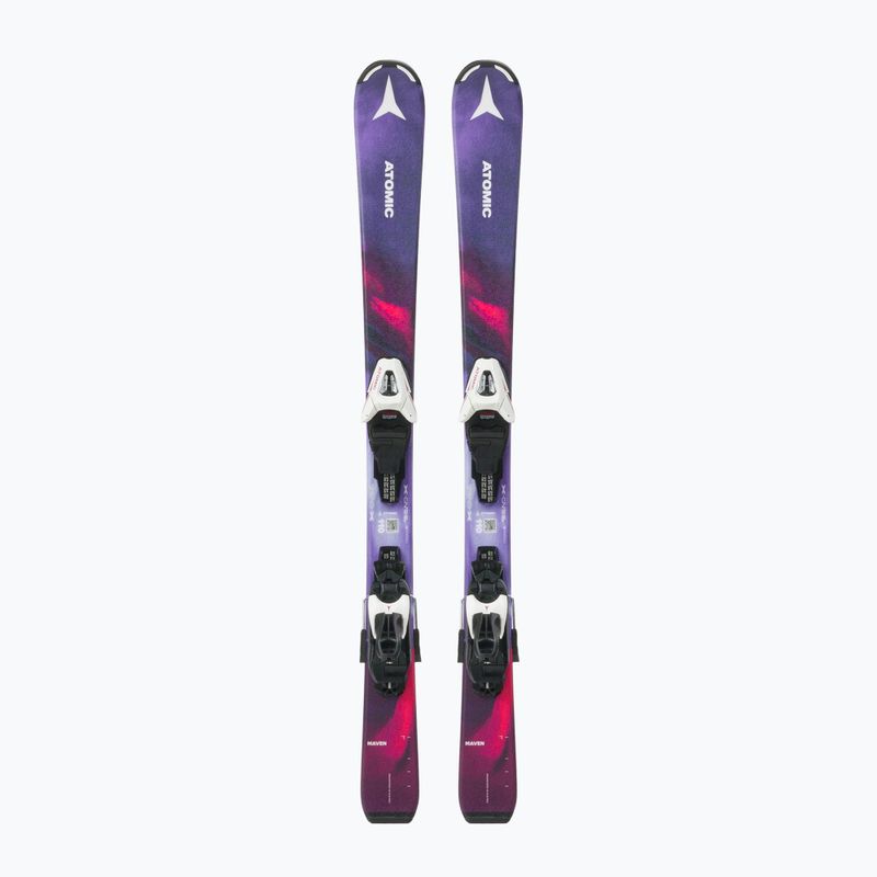 Narty zjazdowe dziecięce Atomic Maven Girl + wiązania C5 GW multicolor/blue