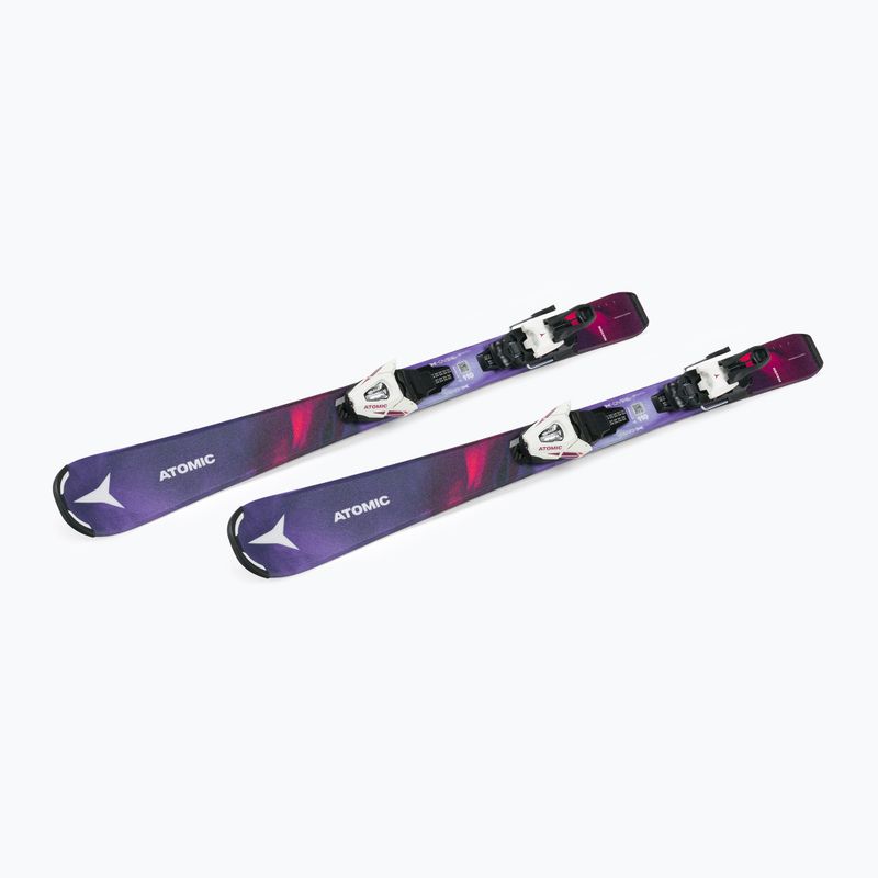 Narty zjazdowe dziecięce Atomic Maven Girl + wiązania C5 GW multicolor/blue 4