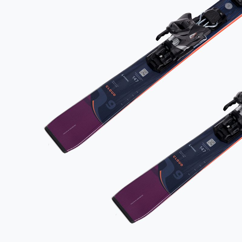 Narty zjazdowe damskie Atomic Cloud Q9 + wiązania M10 GW black/berry 9