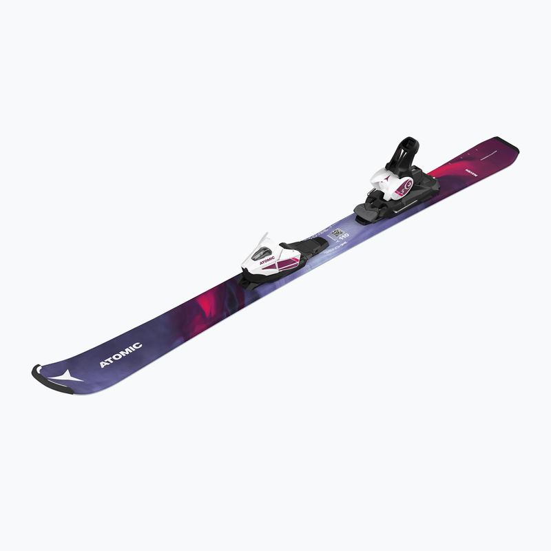 Narty zjazdowe dziecięce Atomic Maven Girl + wiązania C5 GW multicolor/blue 12