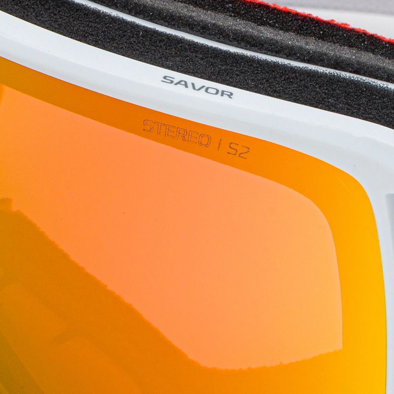 Gogle narciarskie Atomic Savor Stereo light grey/red stereo 5