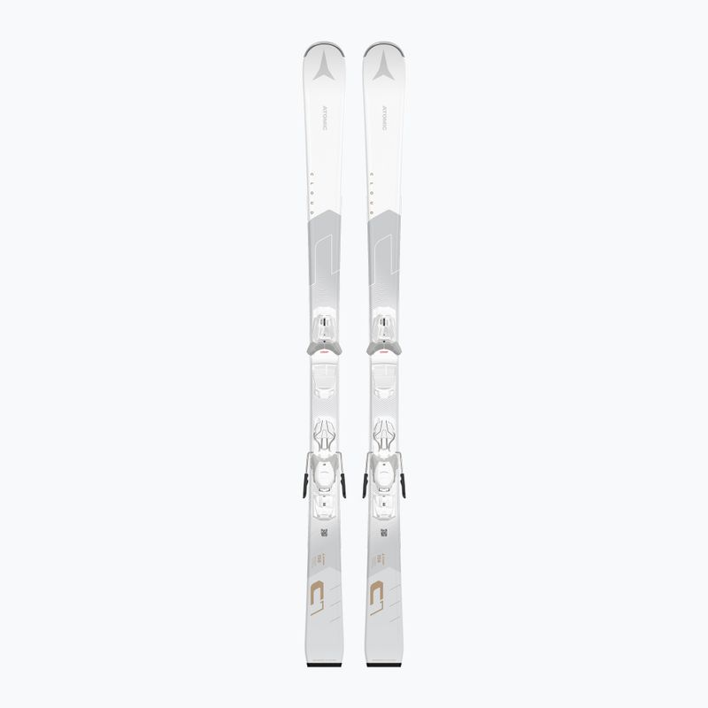 Narty zjazdowe damskie Atomic Cloud C7 White + wiązania M10 GW