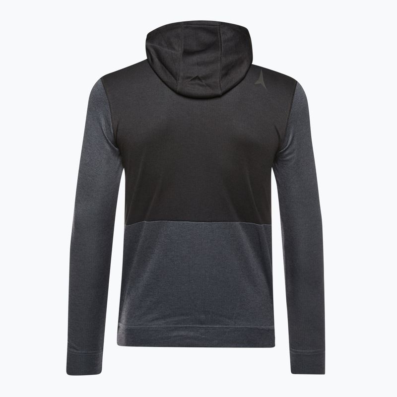 Bluza męska Atomic Alps FZ Hoodie grey/black 2