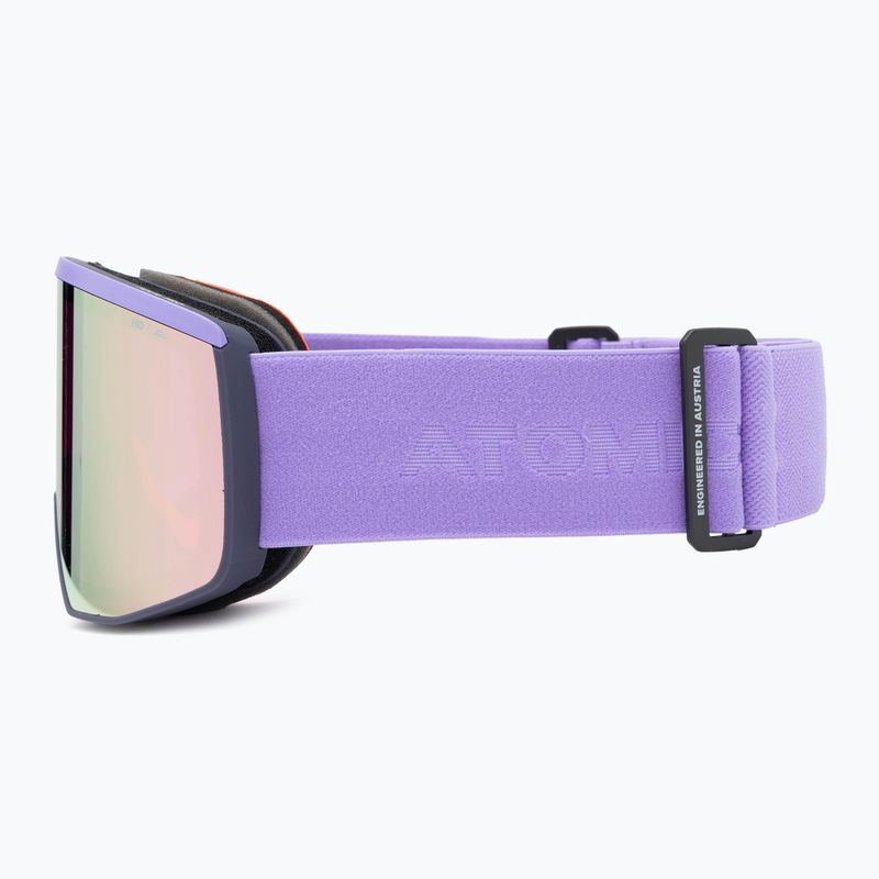 Gogle narciarskie Atomic Four Pro HD purple/pink copper/yellow blue 5