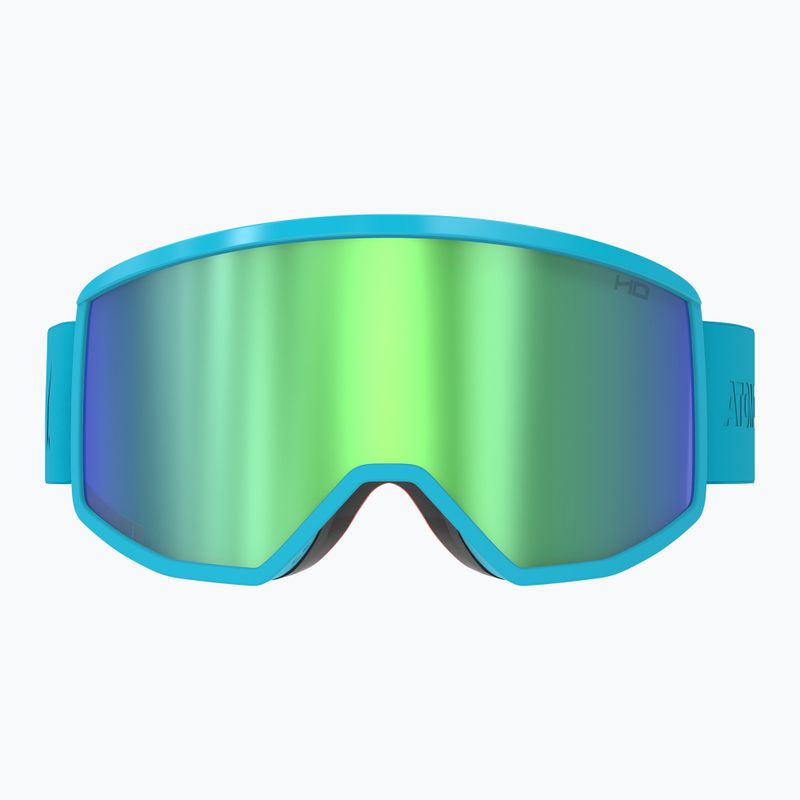 Gogle narciarskie Atomic Four HD teal blue/green hd 2