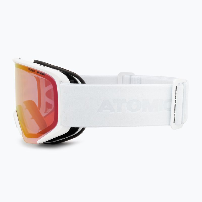 Gogle narciarskie Atomic Savor Photo white/red photo 4
