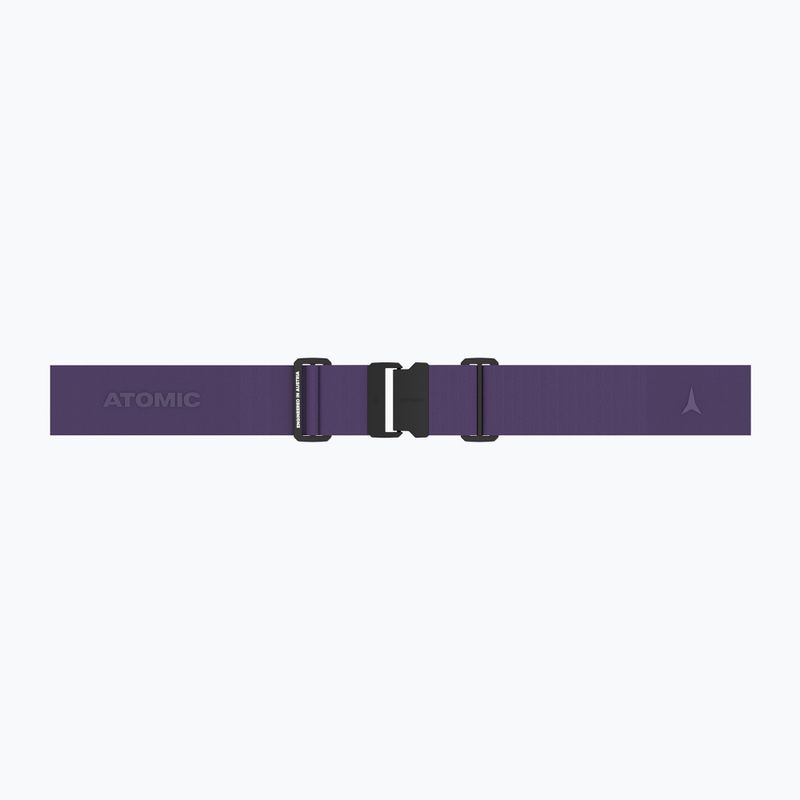 Gogle narciarskie Atomic Four Pro HD Photo dark purple/amber gold/clear 6
