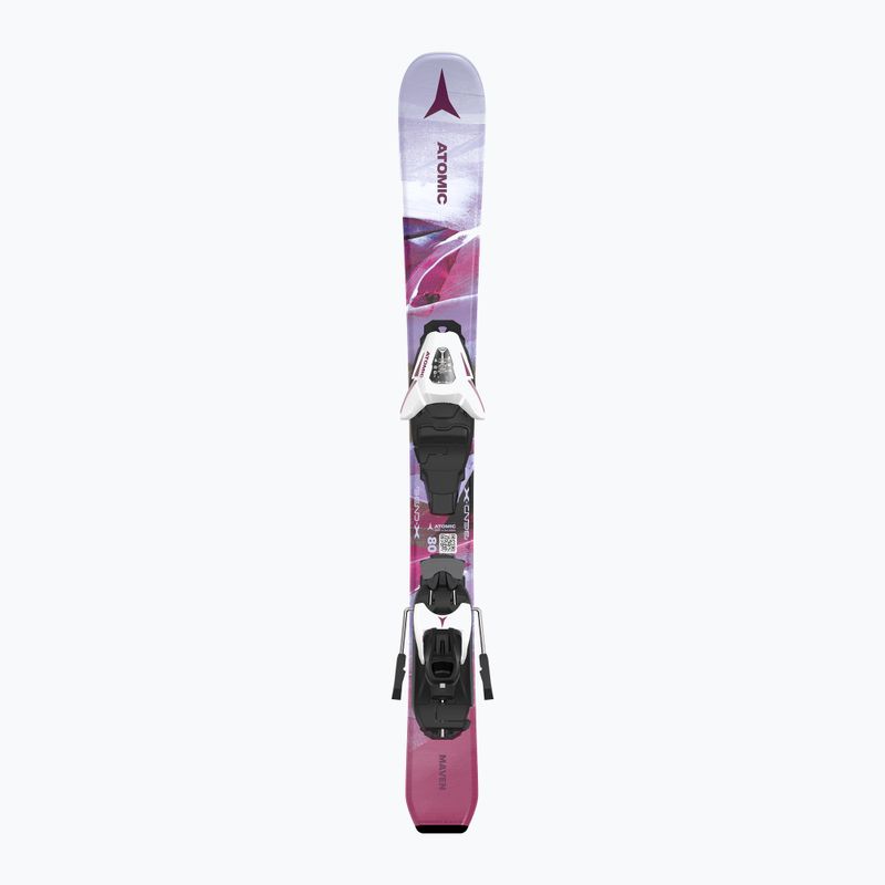 Narty zjazdowe dziecięce Atomic Maven Girl JTXS + wiązania C5 GW pink 4
