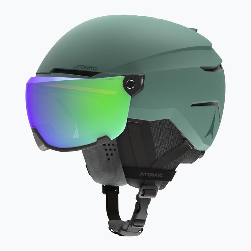 Kask narciarski Atomic Savor Visor Stereo green/green stereo 2