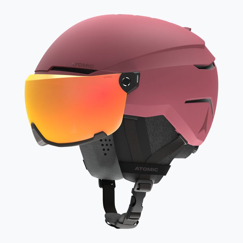 Kask narciarski Atomic Savor Visor Stereo maroon/red stereo 2