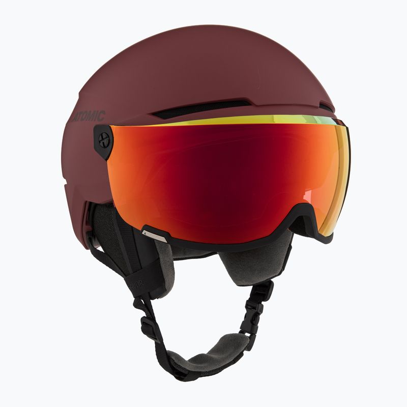 Kask narciarski Atomic Savor Visor Stereo maroon/red stereo