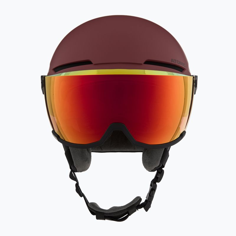 Kask narciarski Atomic Savor Visor Stereo maroon/red stereo 2
