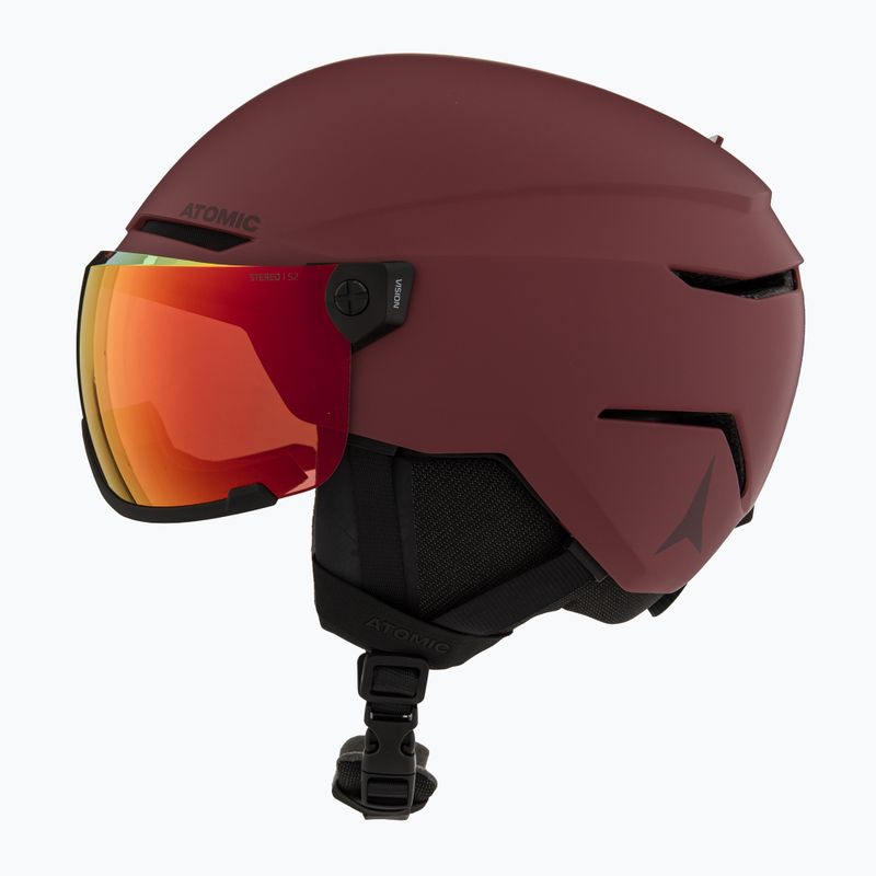 Kask narciarski Atomic Savor Visor Stereo maroon/red stereo 3