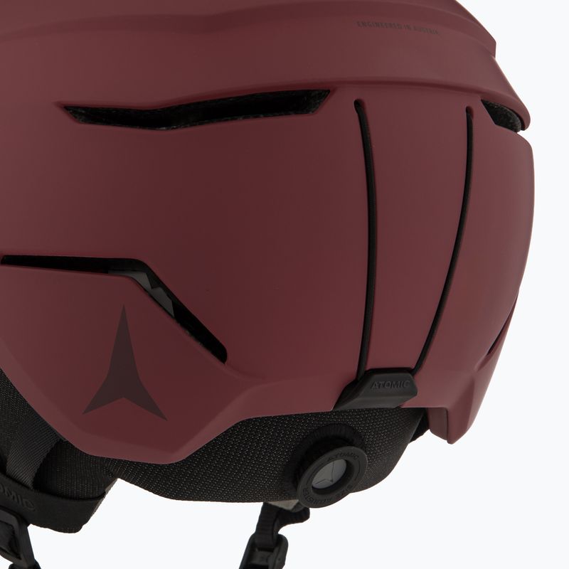 Kask narciarski Atomic Savor Visor Stereo maroon/red stereo 7