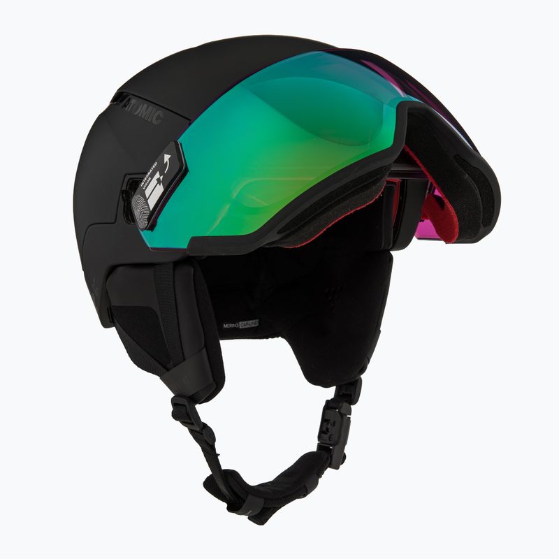Kask narciarski Atomic Revent GT Amid Visor HD black/green hd 11