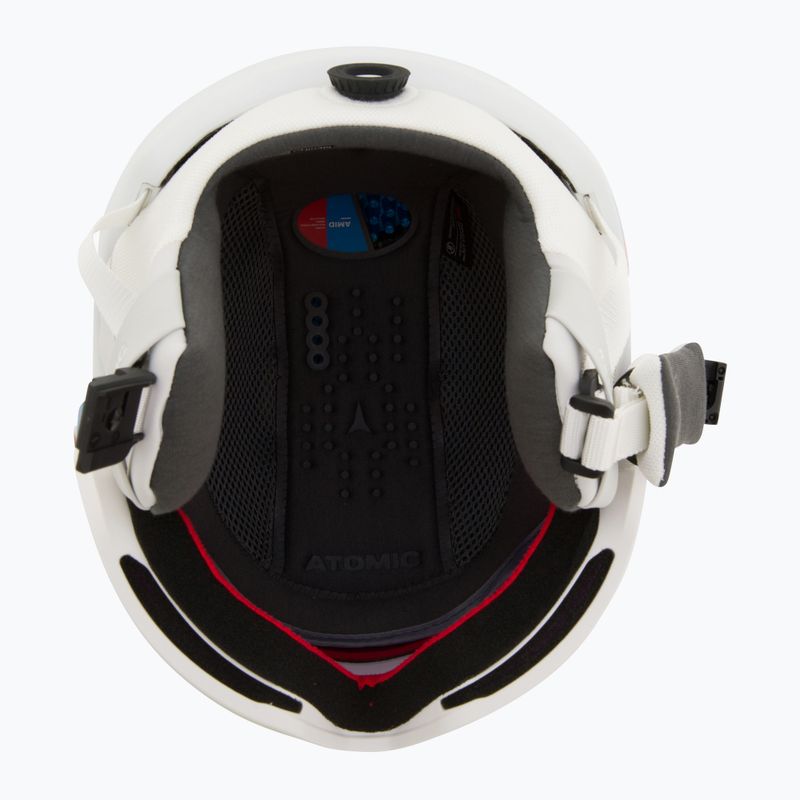 Kask narciarski Atomic Revent GT Amid Visor HD white heather/red hd 5