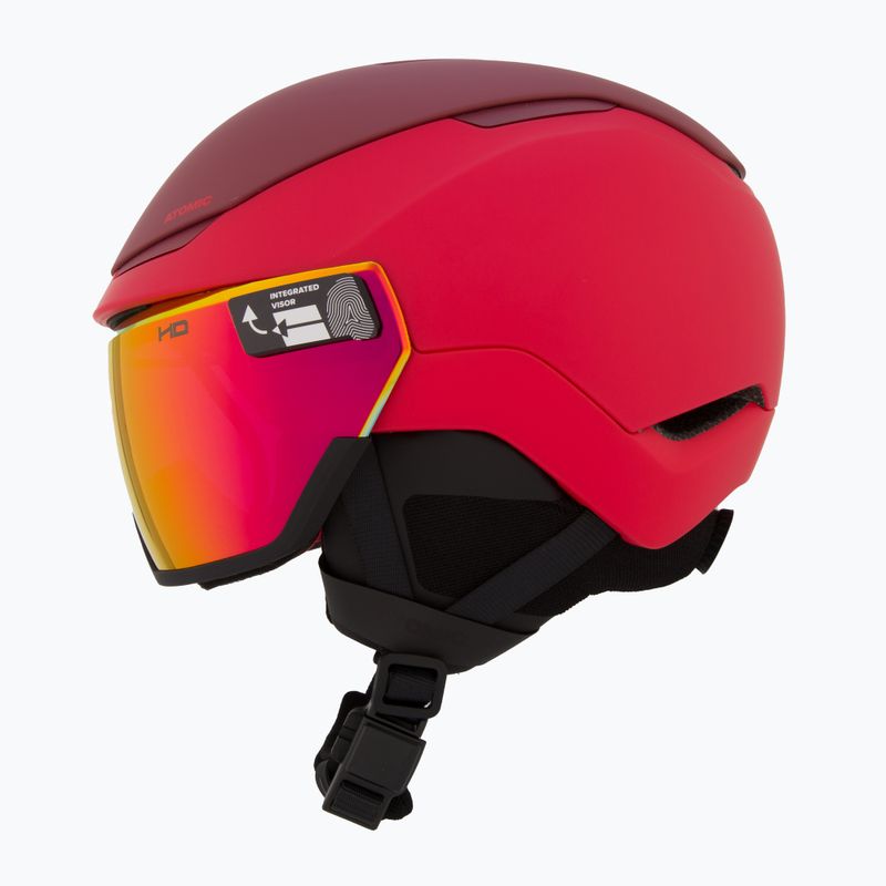 Kask narciarski Atomic Revent GT Amid Visor HD red/red hd 4