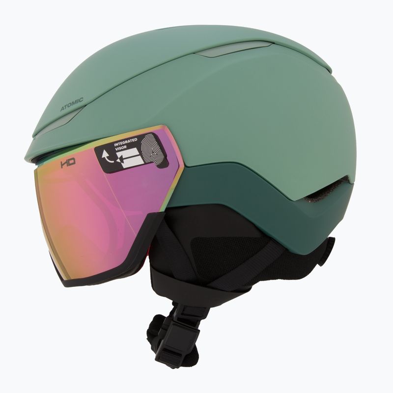 Kask narciarski Atomic Revent GT Amid Visor HD pistachio/pink copper hd 4