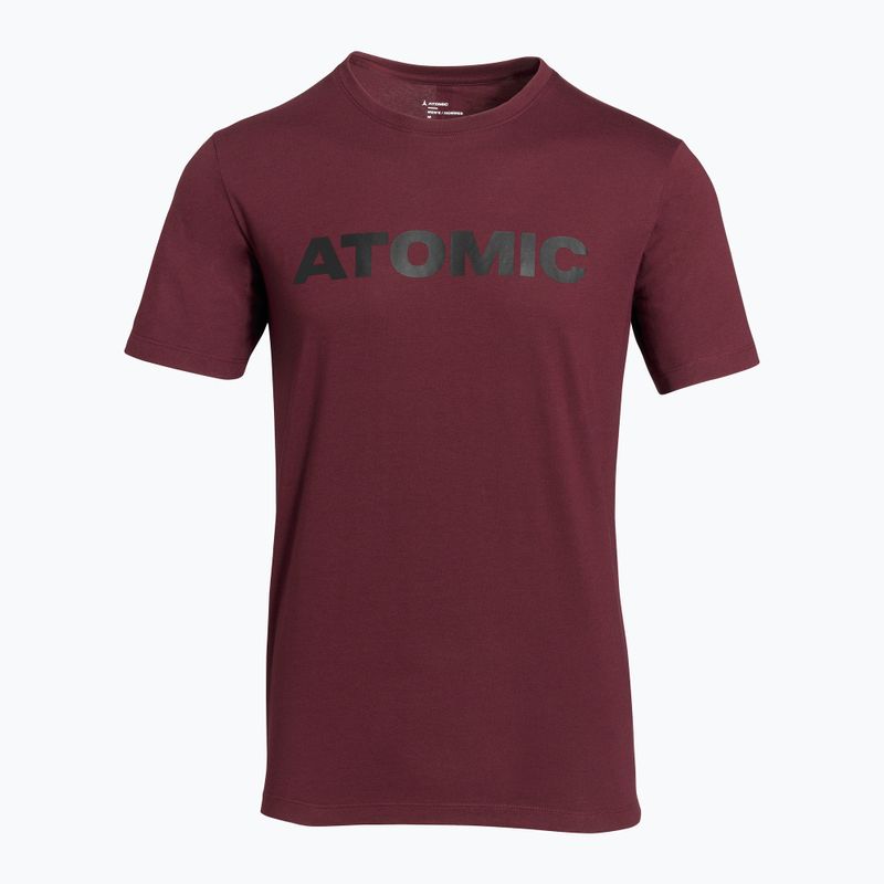 Koszulka męska Atomic Alps maroon 2