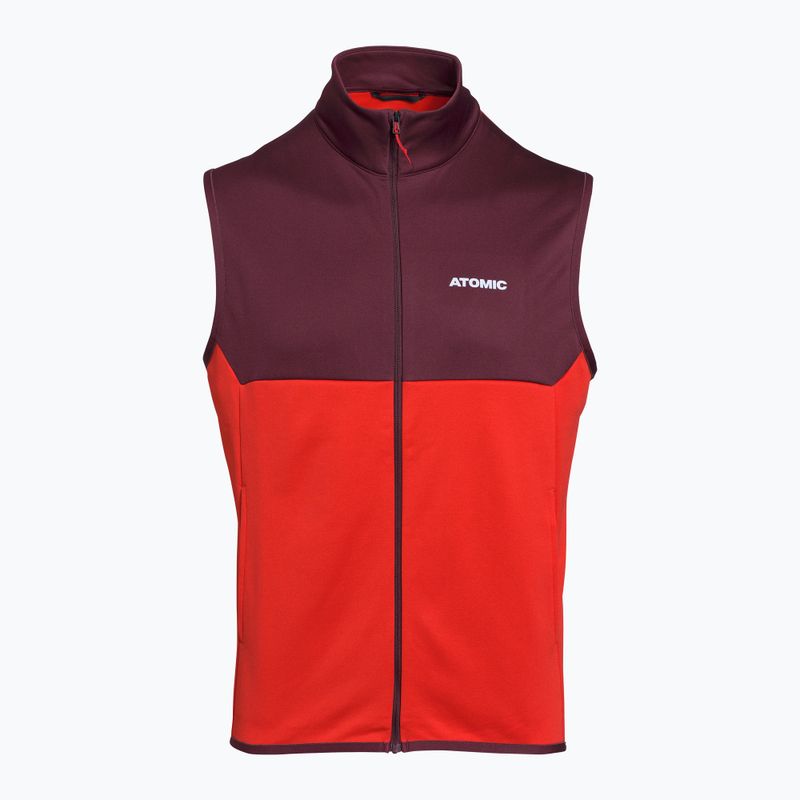 Bezrękawnik męski Atomic Alps Vest red/ maroon 3