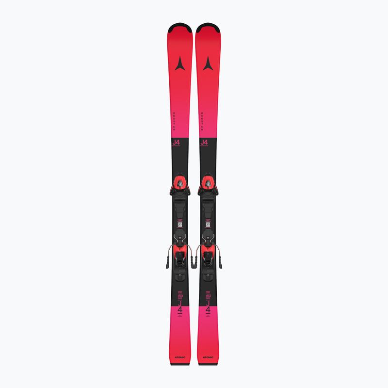 Narty zjazdowe dziecięce Atomic Redster J4 + wiązania L6 GW red tension/black