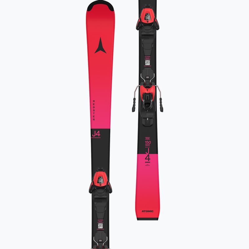 Narty zjazdowe dziecięce Atomic Redster J4 + wiązania L6 GW red tension/black 7