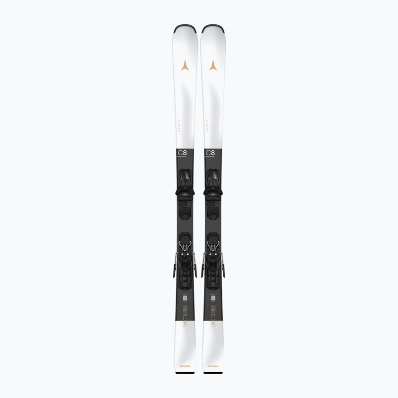 Narty zjazdowe damskie Atomic Cloud C8 + wiązania M10 GW white/black