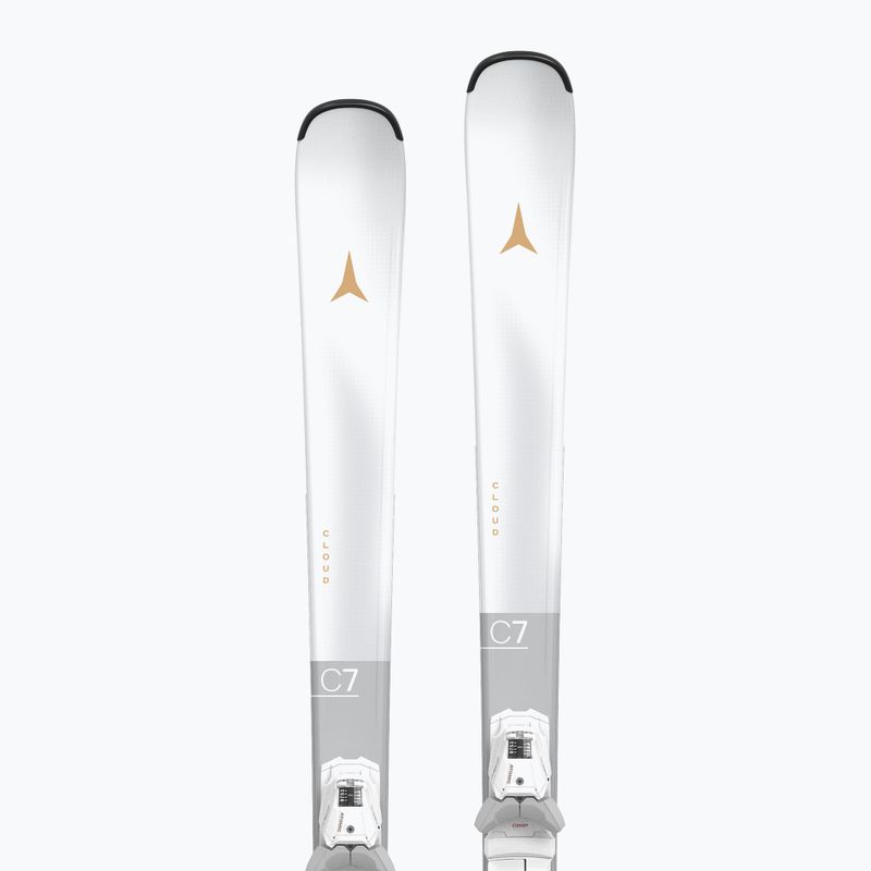 Narty zjazdowe damskie Atomic Cloud C7 White + wiązania M10 GW white 8