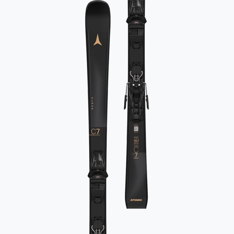 Narty zjazdowe damskie Atomic Cloud C7 Black + wiązania M10 GW black 7